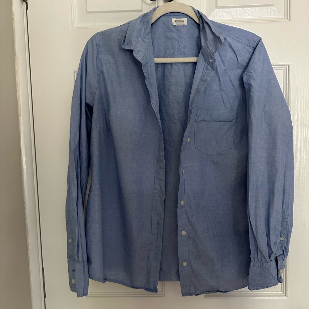 J.Crew Blue Button-Up Shirt